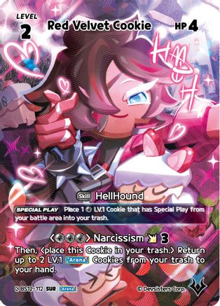 Image of Red Velvet Cookie (SUR) (BS12-112) - Festival Arena Foil