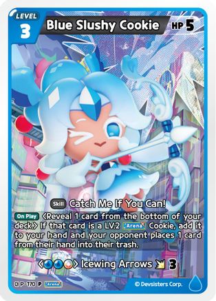 Image of Blue Slushy Cookie (170) (P-170) - Promotion Cards