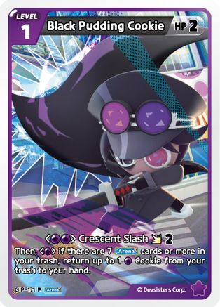 Image of Black Pudding Cookie (P-171) - Promotion Cards