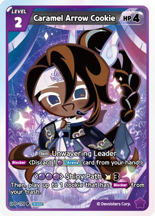 Image of Caramel Arrow Cookie (179) (P-179) - Promotion Cards Foil