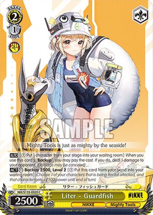 Image of Liter - Guardfish (NIK/S135-E020) - GODDESS OF VICTORY: NIKKE Vol.2