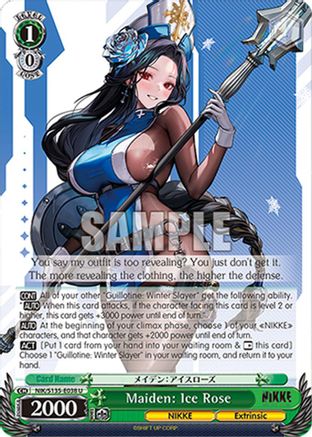 Image of Maiden: Ice Rose (NIK/S135-E038) - GODDESS OF VICTORY: NIKKE Vol.2