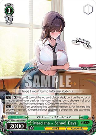 Image of Marciana - School Days (NIK/S135-E039) - GODDESS OF VICTORY: NIKKE Vol.2