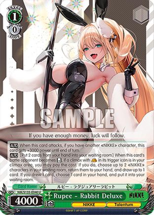Image of Rupee - Rabbit Deluxe (NIK/S135-E040) - GODDESS OF VICTORY: NIKKE Vol.2