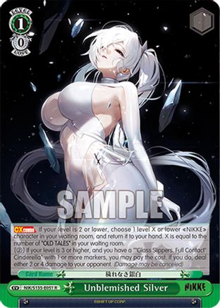 Image of Unblemished Silver (NIK/S135-E051) - GODDESS OF VICTORY: NIKKE Vol.2