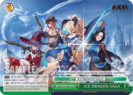 Image of ICE DRAGON SAGA (NIK/S135-E054) - GODDESS OF VICTORY: NIKKE Vol.2