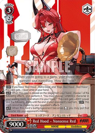 Image of Red Hood - Nonsense Red (NIK/S135-E064) - GODDESS OF VICTORY: NIKKE Vol.2