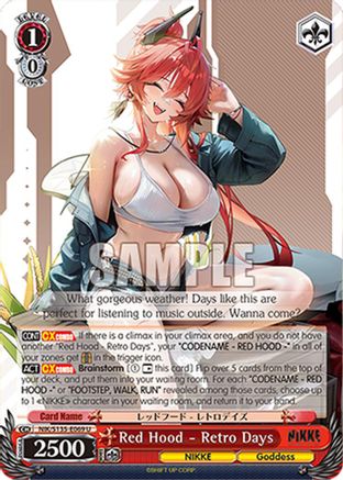 Image of Red Hood - Retro Days (NIK/S135-E069) - GODDESS OF VICTORY: NIKKE Vol.2