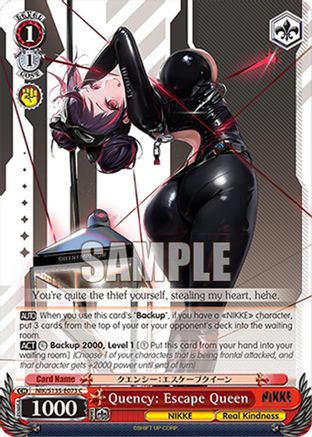 Image of Quency: Escape Queen (NIK/S135-E073) - GODDESS OF VICTORY: NIKKE Vol.2