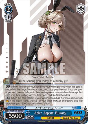 Image of Ade: Agent Bunny (NIK/S135-E098) - GODDESS OF VICTORY: NIKKE Vol.2
