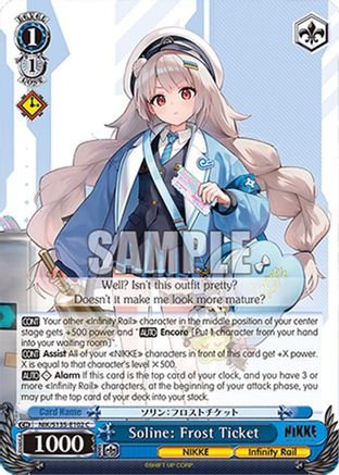 Image of Soline: Frost Ticket (NIK/S135-E102) - GODDESS OF VICTORY: NIKKE Vol.2