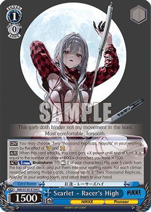 Image of Scarlet - Racer's High (NIK/S135-E104) - GODDESS OF VICTORY: NIKKE Vol.2