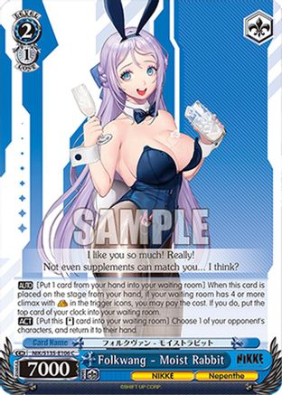 Image of Folkwang - Moist Rabbit (NIK/S135-E106) - GODDESS OF VICTORY: NIKKE Vol.2