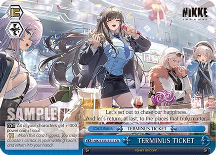 Image of TERMINUS TICKET (NIK/S135-E111) - GODDESS OF VICTORY: NIKKE Vol.2