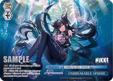 Image of UNBREAKABLE SPHERE (PR) (NIK/S135-E123) - GODDESS OF VICTORY: NIKKE Vol.2