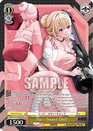 Image of Tia - Sweet Chef (SR) (NIK/S135-E006S) - GODDESS OF VICTORY: NIKKE Vol.2