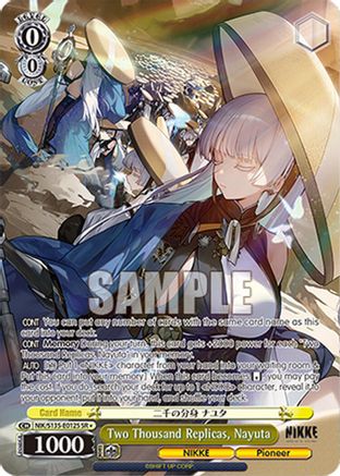Image of Two Thousand Replicas, Nayuta (SR) (NIK/S135-E012S) - GODDESS OF VICTORY: NIKKE Vol.2