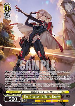 Image of The Greatest Villain, Drake (SR) (NIK/S135-E019S) - GODDESS OF VICTORY: NIKKE Vol.2