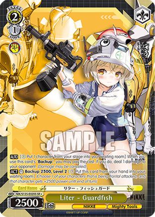 Image of Liter - Guardfish (SR) (NIK/S135-E020S) - GODDESS OF VICTORY: NIKKE Vol.2