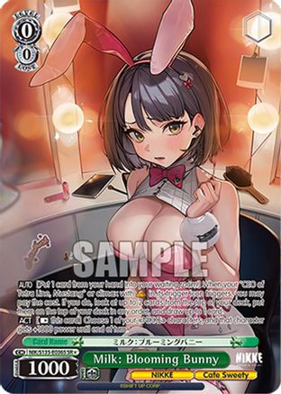Image of Milk: Blooming Bunny (SR) (NIK/S135-E036S) - GODDESS OF VICTORY: NIKKE Vol.2