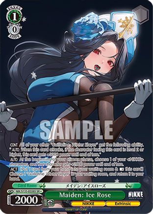 Image of Maiden: Ice Rose (SR) (NIK/S135-E038S) - GODDESS OF VICTORY: NIKKE Vol.2