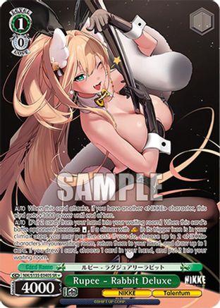 Image of Rupee - Rabbit Deluxe (SR) (NIK/S135-E040S) - GODDESS OF VICTORY: NIKKE Vol.2