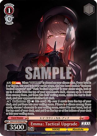 Image of Emma: Tactical Upgrade (SR) (NIK/S135-E062S) - GODDESS OF VICTORY: NIKKE Vol.2