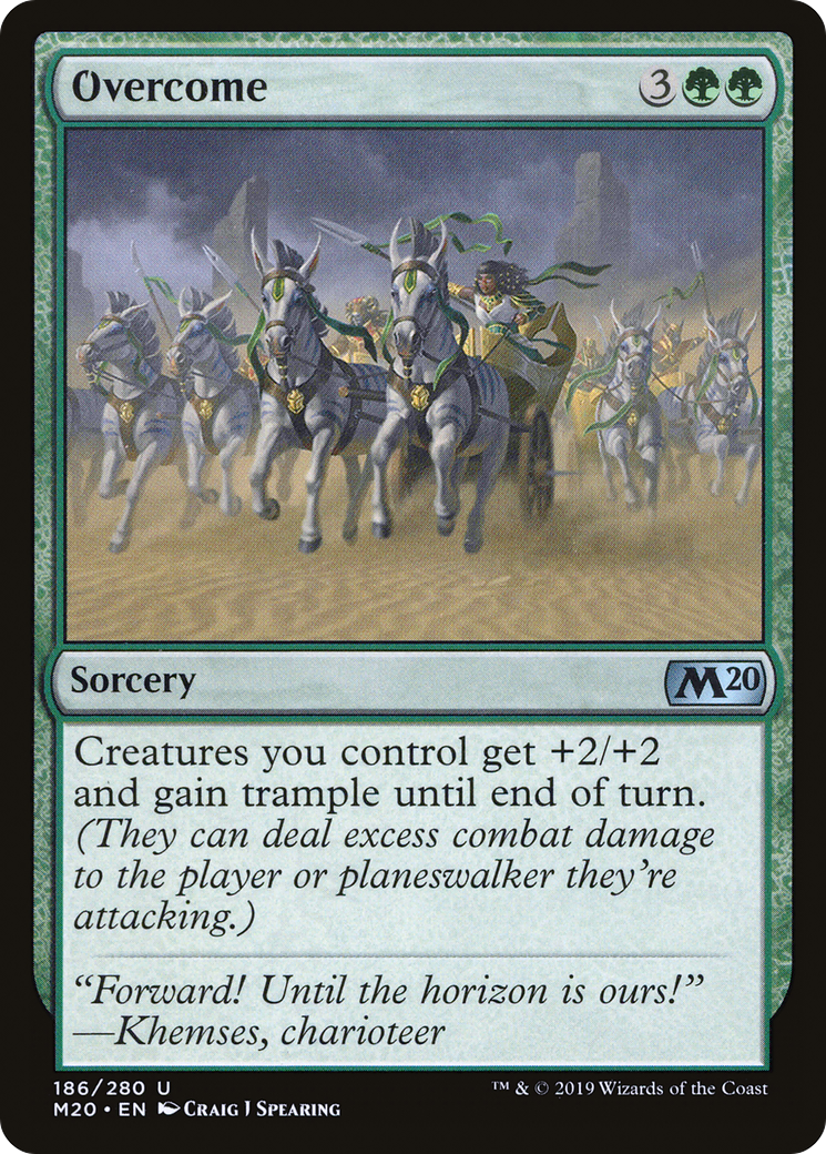 Image of Overcome (M20-186) - Core Set 2020 Foil