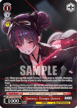 Image of Quency: Escape Queen (SR) (NIK/S135-E073S) - GODDESS OF VICTORY: NIKKE Vol.2