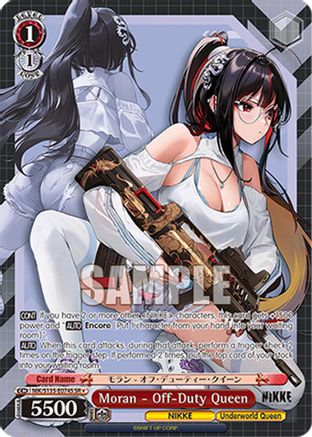 Image of Moran - Off-Duty Queen (SR) (NIK/S135-E074S) - GODDESS OF VICTORY: NIKKE Vol.2