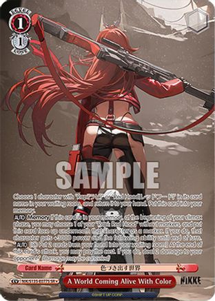 Image of A World Coming Alive With Color (SR) (NIK/S135-E077S) - GODDESS OF VICTORY: NIKKE Vol.2