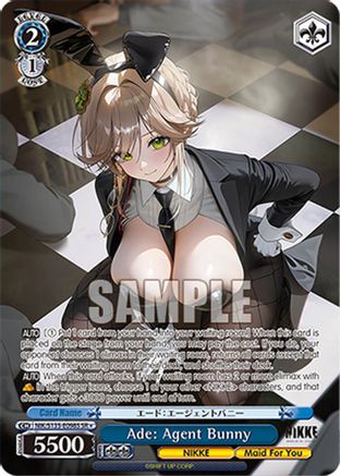 Image of Ade: Agent Bunny (SR) (NIK/S135-E098S) - GODDESS OF VICTORY: NIKKE Vol.2