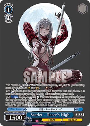Image of Scarlet - Racer's High (SR) (NIK/S135-E104S) - GODDESS OF VICTORY: NIKKE Vol.2