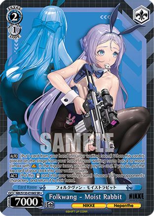 Image of Folkwang - Moist Rabbit (SR) (NIK/S135-E106S) - GODDESS OF VICTORY: NIKKE Vol.2