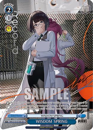 Image of WISDOM SPRING (SR) (NIK/S135-E109S) - GODDESS OF VICTORY: NIKKE Vol.2