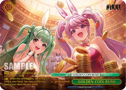 Image of GOLDEN COIN RUSH (PR) (Foil) (NIK/S135-E119S) - GODDESS OF VICTORY: NIKKE Vol.2
