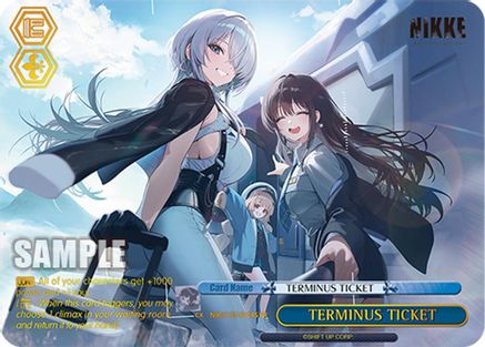 Image of TERMINUS TICKET (PR) (Foil) (NIK/S135-E124S) - GODDESS OF VICTORY: NIKKE Vol.2