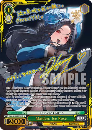Image of Maiden: Ice Rose (SP) (NIK/S135-E038SP) - GODDESS OF VICTORY: NIKKE Vol.2