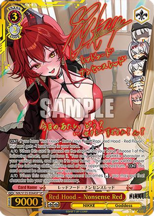 Image of Red Hood - Nonsense Red (SP) (NIK/S135-E064SP) - GODDESS OF VICTORY: NIKKE Vol.2