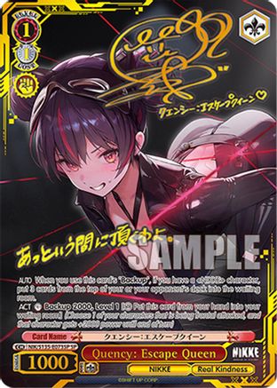 Image of Quency: Escape Queen (SP) (NIK/S135-E073SP) - GODDESS OF VICTORY: NIKKE Vol.2