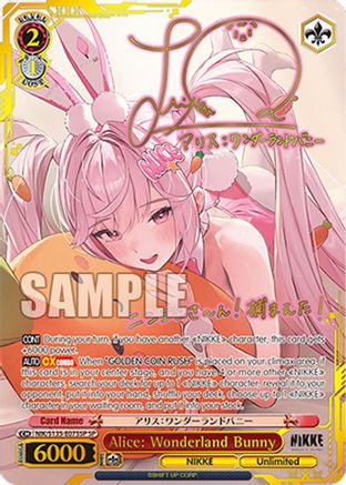 Image of Alice: Wonderland Bunny (SP) (NIK/S135-E075SP) - GODDESS OF VICTORY: NIKKE Vol.2