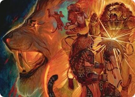 Image of Way of the Warlord Art Card (ASFRA-033) - Art Series: Reality Fracture