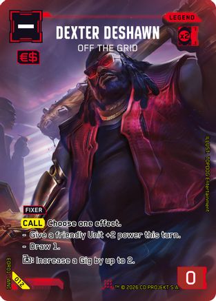 Image of Dexter DeShawn - Off the Grid (012) - Edgerunner Open Season 1 Foil