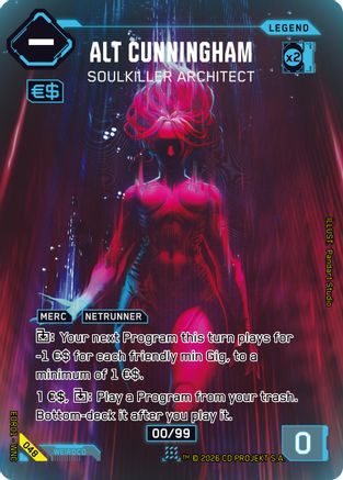 Image of Alt Cunningham - Soulkiller Architect (048) - Edgerunner Open Season 1 Foil