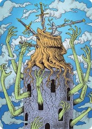 Image of Flourishing Grapple Art Card (ASFRA-051) - Art Series: Reality Fracture