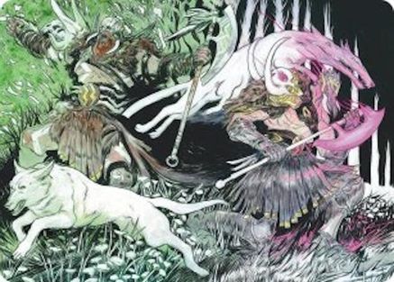 Image of Ferocity of the Hunt Art Card (ASFRA-026) - Art Series: Reality Fracture