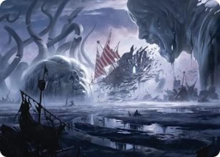 Image of Shipwreck Marsh Art Card (ASFRA-031) - Art Series: Reality Fracture