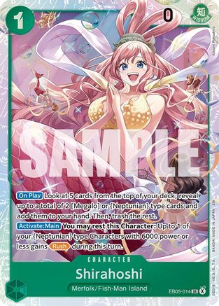 Image of Shirahoshi (Manga) (EB05-014) - Extra Booster: One Piece Heroine's Edition Vol. 2 Foil