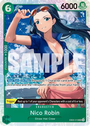 Image of Nico Robin (016) (EB05-016) - Extra Booster: One Piece Heroine's Edition Vol. 2 Foil