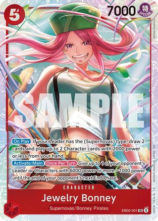 Image of Jewelry Bonney (EB05-001) - Extra Booster: One Piece Heroine's Edition Vol. 2 Foil